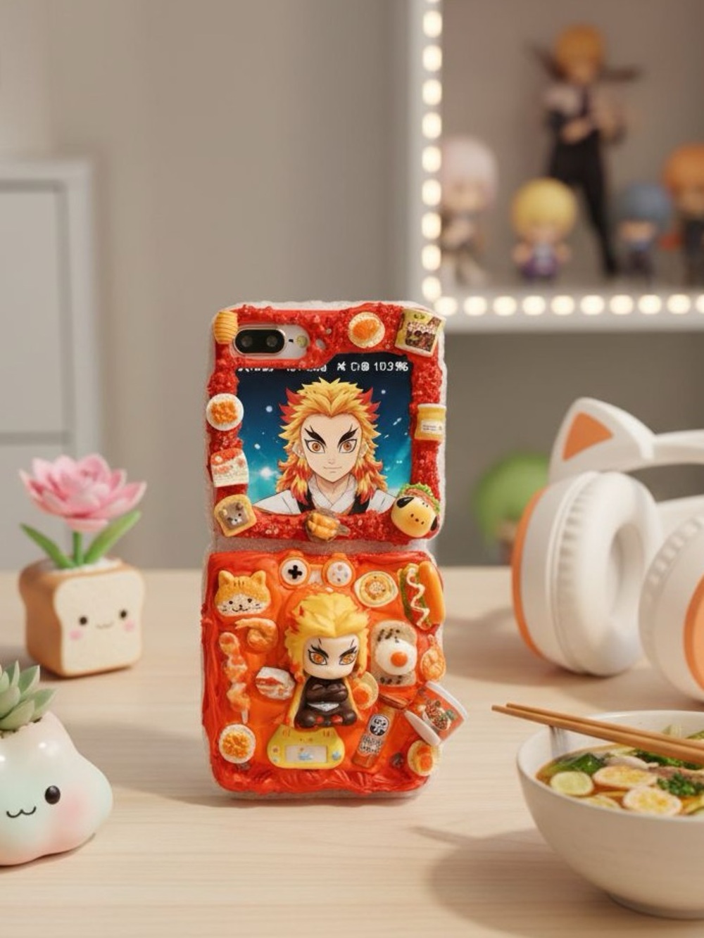 Handmade Phone case Rengoku Demon Slayer For any phone model